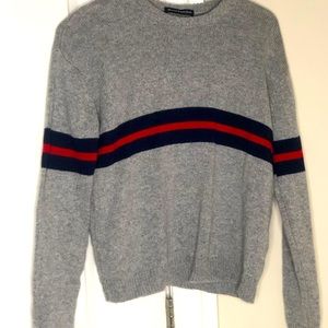 Brandy Melville striped grey sweater